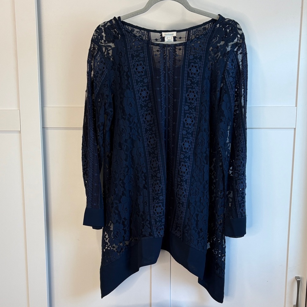 Sundance Navy Lace Tunic
